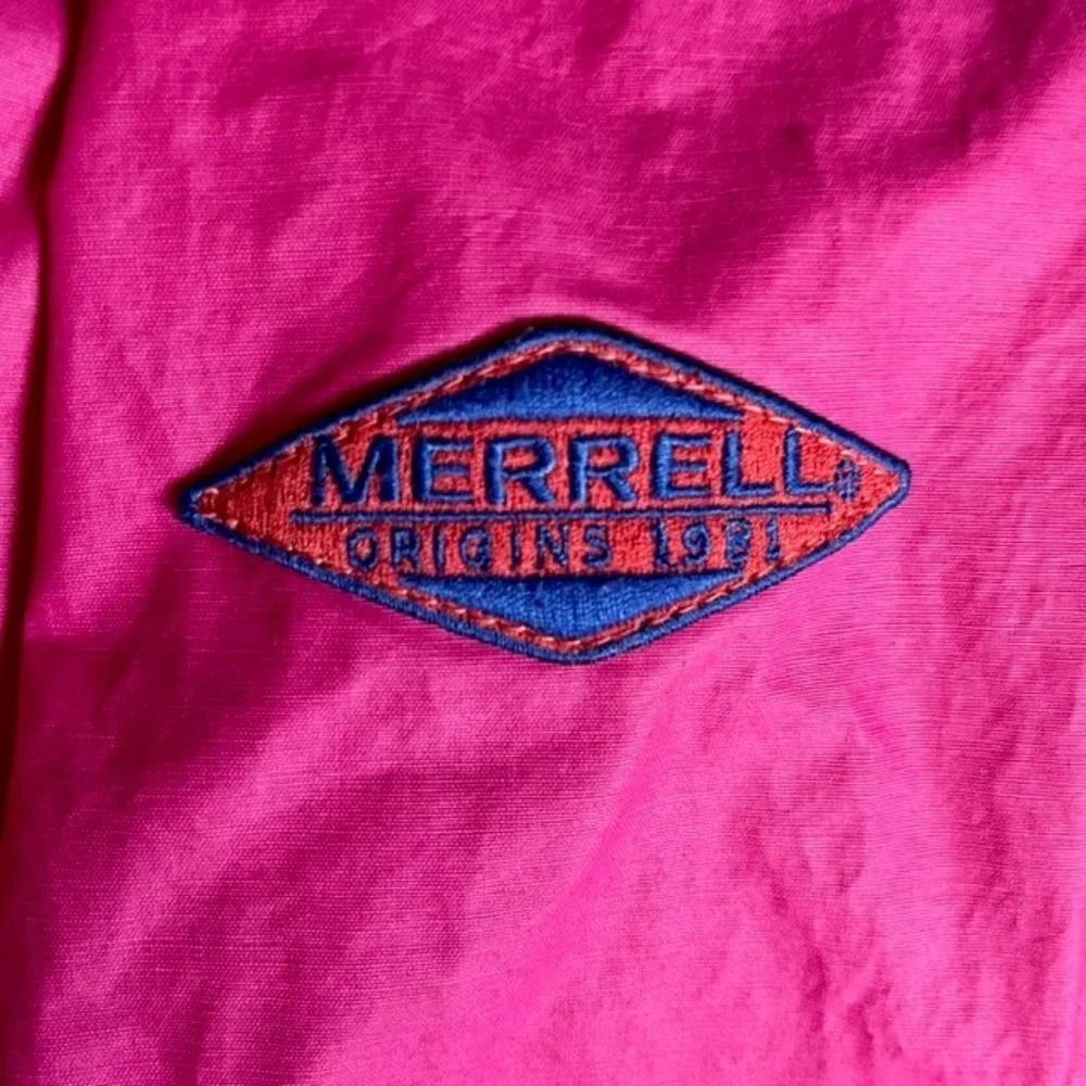 Merrell Avalon Wind Rush Half Zip Jacket Vintage Pink/Teal S